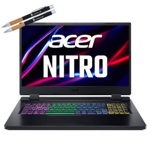 Laptop Acer Nitro 5 AN517-55 - Intel Core i7-12650H - 16GB DDR5-RAM – 500GB SSD - Windows 11 Pro + MS Office 2021 Pro - 44cm (17.3") Full HD IPS