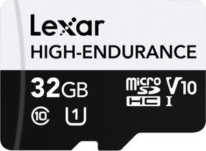 Lexar High-endurance Microsdhc Uhs-i Clase 10 32gb Speicherkarte Durchsichtig  Durchsichtig One Size