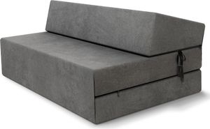 Klappmatratze 120x200 cm Futonsofa SUZI MAXI Kaltschaum Polyurethan Höhe ca. 14 cm Trinity  Graphit