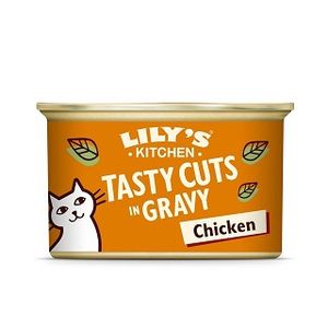 Lilys Kitchen Cat Tasty Cuts Chicken in Gravy 85g (Menge: 24 je Bestelleinheit)