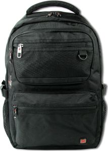 Batoh na notebook Travel N Meet, batoh s polstrovaním čierny pánsky ORD4218S