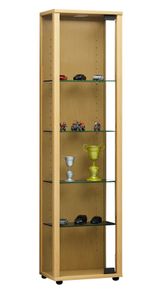 Holz Glas Stand Vitrine Edana Mini