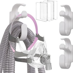 2× CPAP Schlauchhalter Aufhänger zur Verhinderung von Auslaufen von Rohren und Verheddern, stabile Schlauchaufhänger Schlauchorganizer mit Anti Rutsch Funktion für CPAP Masken & CPAP Schlauch
