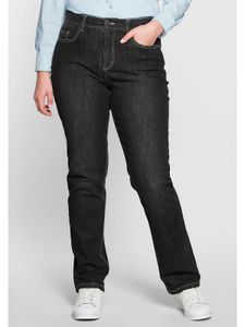 sheego Damen Große Größen Shaping-Jeans Bauch-weg-Effekt Stretch-Jeans Freizeitmode sportlich - unifarben