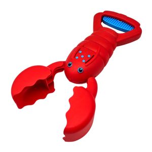 alldoro 63036 - Sand Snapper | roter Sandgreifer im Krabben-Design | Sandspielzeug für Kinder | einfacher, einhändiger Betrieb