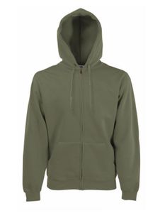 Premium Hooded Sweat-Jacket - Farbe: Classic Olive - Größe: M
