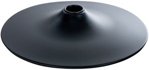 CLP Bodenteller 50 cm Für Barhocker, Farbe:schwarz