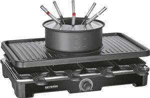 SEVERIN Raclette-Fondue-Combination RG 2347 1.400 Watt SEVERIN Raclette-Fondue-Combination RG 2347 1.400 Watt