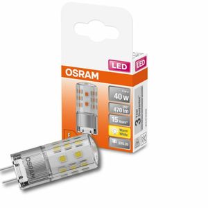 Osram LED Leuchtmittel Stiftsockellampe 4W = 40W GY6,35 klar 12V 470lm warmweiß 2700K 320°
