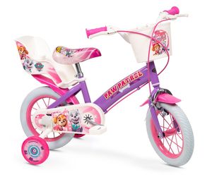 12 Zoll Kinder Mädchen Fahrrad Mädchenfahrrad Rad Bike Paw Patrol LILA
