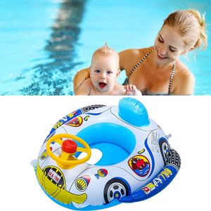 Aufblasbarer Schwimmring 1-5 Jahr Baby Auto Schwimmtrainer Schwimmreifen Lenkradsitz Schwimmende Wasserspielzeug Schwimmbad Schwimmhilfe -B