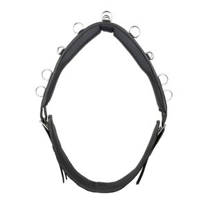 Kieffer Longiergurt Essentials Circle - schwarz - Warmblut