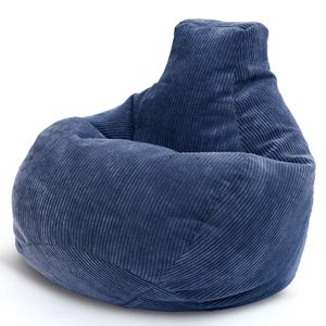 Cozy Cord Sitzsack - Dunkelblau