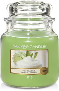 'YANKEE CANDLE Vanilla Lime ', Medium Jar (411g)