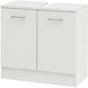 Waschtischunterschrank Möbelpartner Lorenz BxHxT 59,8 x 60,1 cm x 32 cm Frontfarbe weiß