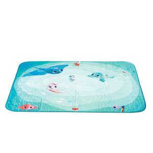 Tiny Love Baby Krabbeldecke Super Mat, XL Outdoor-Picknickdecke 140x113cm, große und wasserfeste Baby-Spieldecke,ab der Geburt, Treasure the Ocean