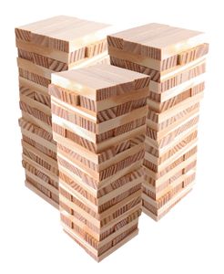 Set von 180 Holzklötzen / Stöcken (7x2,3x1 cm)