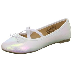 girlZ onlY Mädchen-Ballerina Mehrfarbig, Farbe:weiß, EU Größe:33