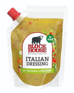 BLOCK HOUSE Salatdressing ITALIAN, 250ml Folienbeutel