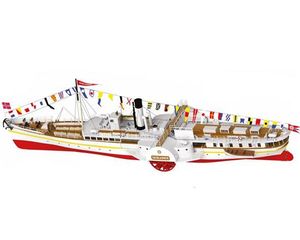 Krick D/S Skibladner parník s bočnými kolesami 1:60