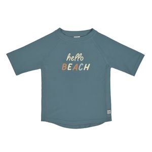 Lässig Schwimmshirt Badeshirt Kurzarm  Splash & Fun Hello Beach blue, 25-36 Monate Gr. 98