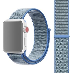 Sport Ersatz Armband für Apple Watch Series 38 – 41 mm Nylon, Farbe:Blau, Modell wählen:Apple Watch Series 3 38mm
