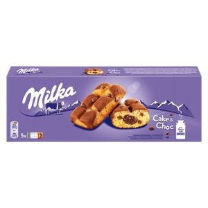 Milka Cake & Choc kleine Kuchen mit Milka Alpenmilch Schokoladenstückchen und einem zartschmelzenden, flüssigen Milka Schokoladenkern 175 g