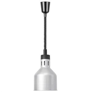 Výsuvná tepelná lampa Buffalo so strieborným povrchom