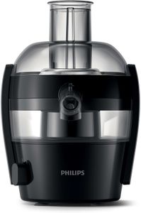 Philips Viva Collection zentrifugal Entsafter, 1.5 L, NutriU-Rezepte-App, QuickClean, 500 W, Schwarz (HR1832/00)