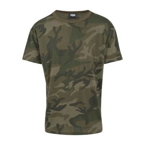 Urban Classics T-Shirt Camo Oversized Tee Olive Camouflage-M