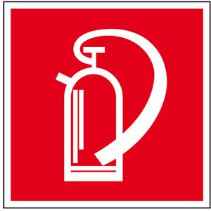 Dreifke® Schild I Brandschutzzeichen Feuerlöscher, praxisbewährt, Kunststoff, 150x150mm, BGV A8