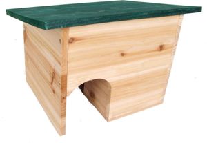 Igelhotel aus Holz ca. 34 cm x 28 cm x 25 cm - wetterfest Igelhotel aus Holz ca. 34 cm x 28 cm x 25 cm - wetterfest