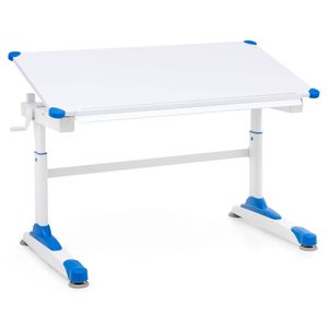 Wohnling Design Dětský psací stůl 119 x 67 cm Modrá/stůl WL5.760 HolBílý malířský stůl WL5.760