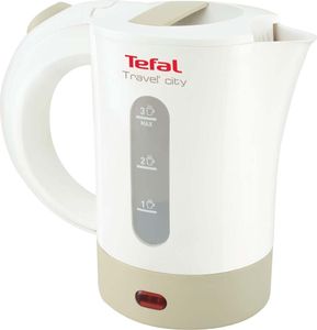 Tefal Travel'City KO120130 elektrischer Wasserkocher 0,5 L 650 W Weiß