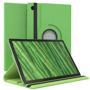 EAZY CASE Tablet Hülle kompatibel mit Samsung Galaxy Tab A8 10.5 Hülle, 360° drehbar, Tablet Cover, Tablet Tasche, Premium Schutzhülle aus Kunstleder in Grün