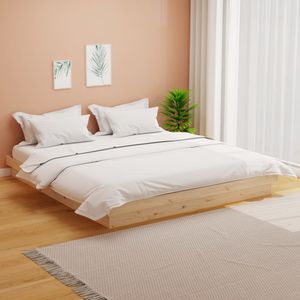 Schlafzimmermöbel - ELEGANTE - Bettrahmen - Massivholzbett 200x200 cm Matratze&36425