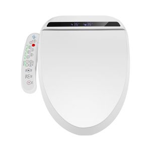Puluomis WC-Sitze Toilettensitz Smart Automatisch Elektrisch,  Toilettendeckel D Form mit absenkautomatik weiß