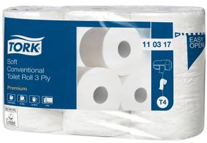 TORK 110317 Toaletný papier "Premium", extra biely, systém T4, 3vrstvový, 35 m