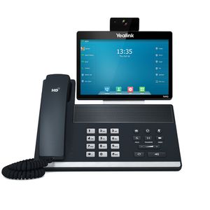 Yealink SIP VP-T49G - Czarny - Słuchawka przewodowa - LCD - 1280 x 800 pikseli - 20,3 cm (8 cali) - Pojemnościowy