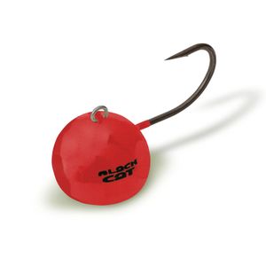 Black Cat Fire-Ball Jig, Farbe:Rot, Gewicht g:160