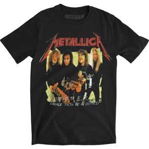 Metallica - "Garage" T-Shirt für Herren/Damen Unisex RO924 (XL) (Schwarz/Gelb)