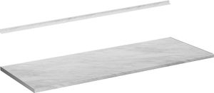 Vicco Küchenarbeitsplatte R-Line, 160 cm, Marmor Weiß