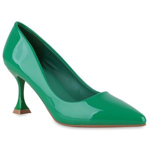 Damen Schuhe Absätze Schuhe mit Keilabsatz und Pumps Hogan Rebel Leder Pumps in Grün 