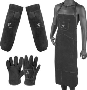 STAHLWERK Schweißerschutzkleidung Set PSA zum Schweißen und Plasmaschneiden