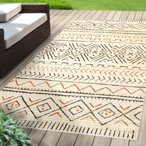 Interiérový koberec Aztec Stabilný plochý koberec a moderný dizajn Žltá 160x230 cm