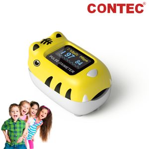 CONTEC CMS50Q1 Kids Pediatric Child Pulsoximeter Fingerspitzen-Blutsauerstoffmonitor SpO2 Pulsfrequenz Farb-OLED