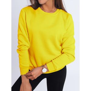 Bedrucktes Damen-Sweatshirt Gelb FASHION M