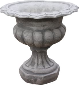 Amphore Blüte aus Steinguss zum Bepflanzen perfekt für den Garten die Terrasse oder den Vorgarten ist Witterungsbeständig und Neu 28cm H, RG-C2831