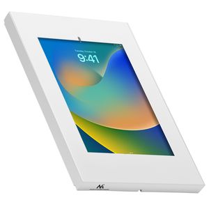 MC-474 Maclean Tablet Wandhalterung mit Diebstalschutz Universal-Halterung Kompatibel mit 9.7"-11", iPad/iPad Air/iPad Pro, Samsung Galaxy Tab A/Tab A7/Tab S6 Lite VESA-Montage 75x75 (Weiß)