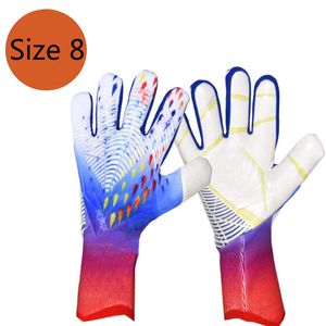 Torwarthandschuhe Handschuhe Kinder rutschfeste atmungsaktive für Jugendliche Size 8 Rot